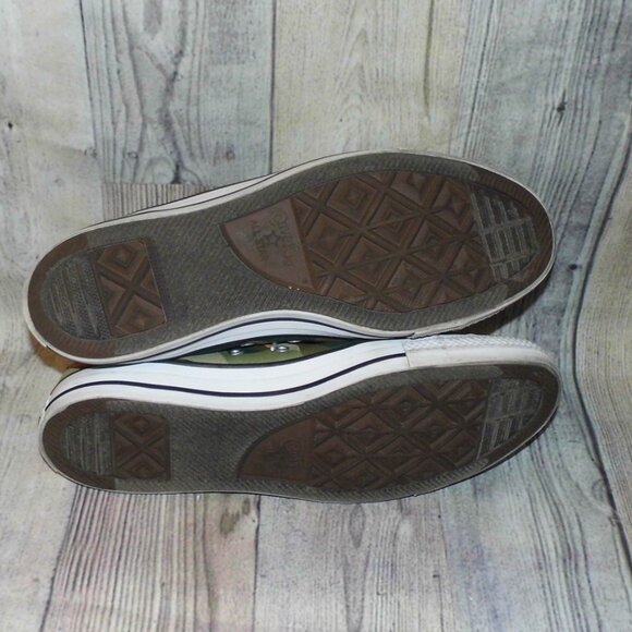 CONVERSE Chuck Taylor AS HI Light Field Surplus Camo Sneakers Mens Size 10 - Picture 2 of 7